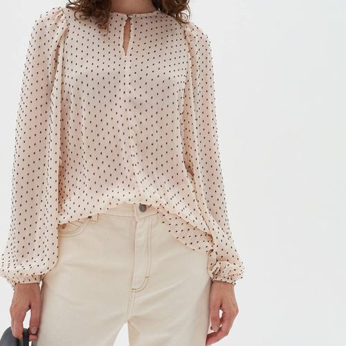 Cream Dot Blouse - Inwear - Modalova