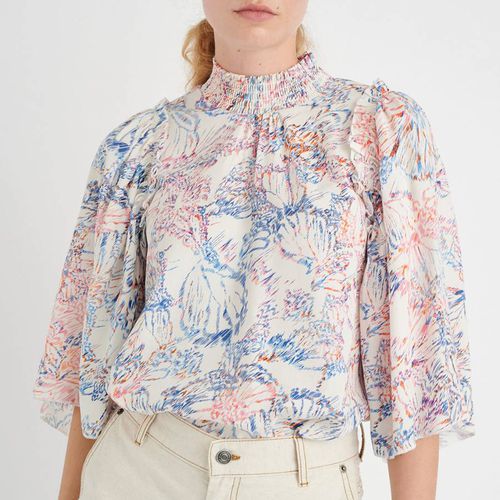 Printed High Neck Blouse - Inwear - Modalova