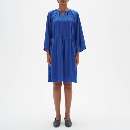 Blue V-Neck Midi Dress - Inwear - Modalova
