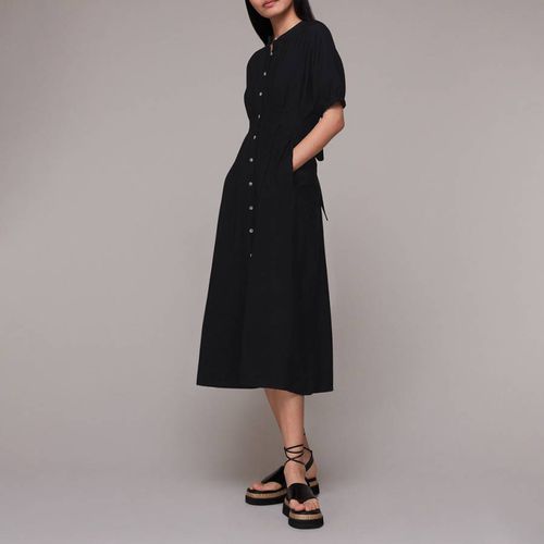 Black Amber Midi Dress - WHISTLES - Modalova