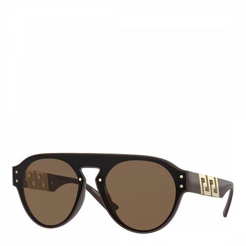 Men's Brown Versace Sunglasses 44mm - Versace - Modalova
