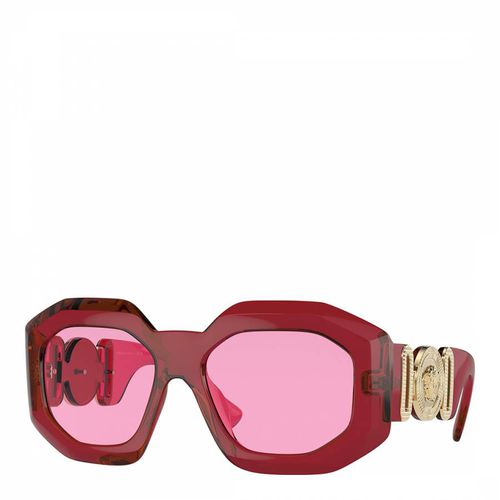 Women's Red Versace Sunglasses 58mm - Versace - Modalova