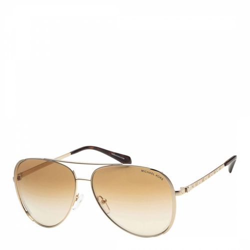 Women's Gold Sunglasses 60mm - Michael Kors - Modalova