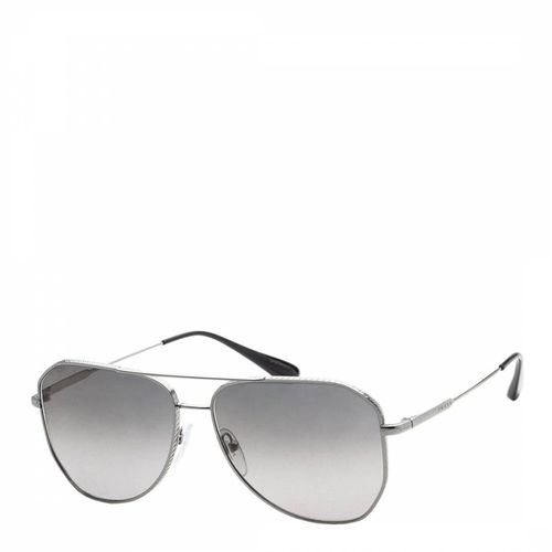 Men's Silver Prada Sunglasses 61mm - Prada - Modalova