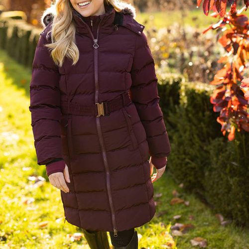 Burgundy Gina Three Quarter Coat - LeMieux - Modalova