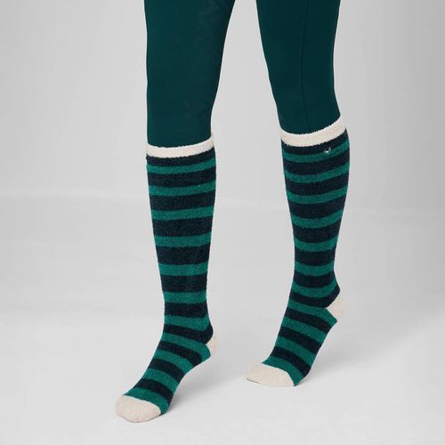 Green Sophie Stripe Fluffies Socks - LeMieux - Modalova