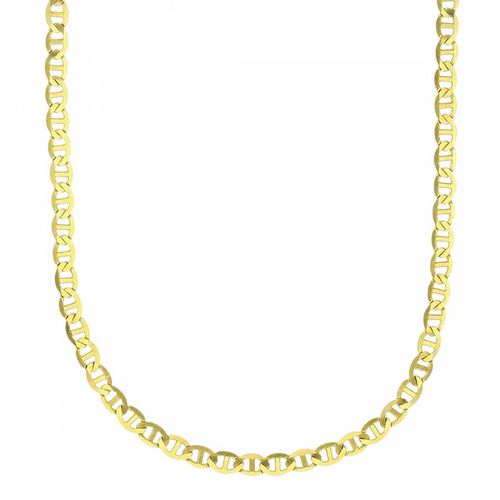 K Gold Flat Italian Link Necklace - Liv Oliver - Modalova