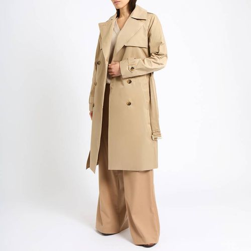 Beige Belted Trench Coat - Michael Kors - Modalova