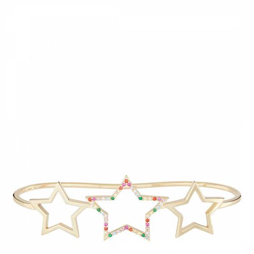 Gold Rainbow Star Hand Cuff - Rosie Fortescue Jewellery - Modalova