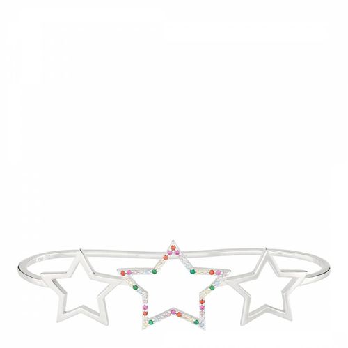 Silver Rainbow Star Hand Cuff - Rosie Fortescue Jewellery - Modalova