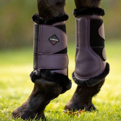 Maroon Fleece Lined Brushing Boots - LeMieux - Modalova