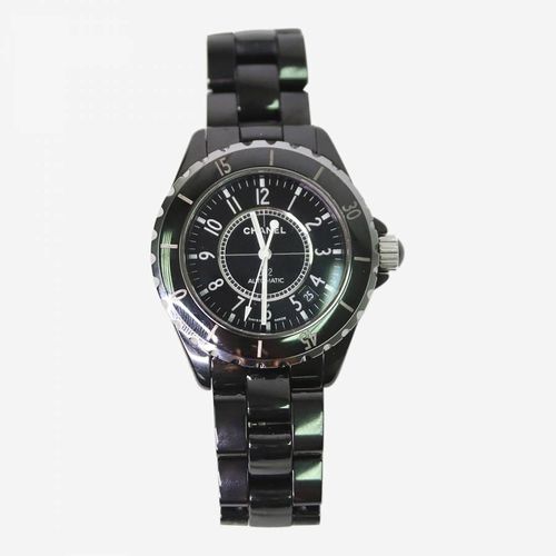Black J12 Automatic Watch - Pre-Loved Chanel - Modalova