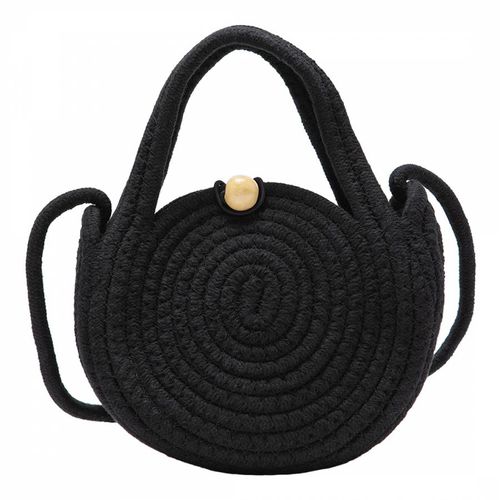 Black Rope Cross Body Bag - Laycuna London - Modalova