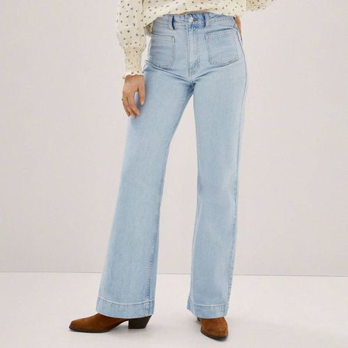 Bleach Wideleg Jeans With Pockets - Mango - Modalova