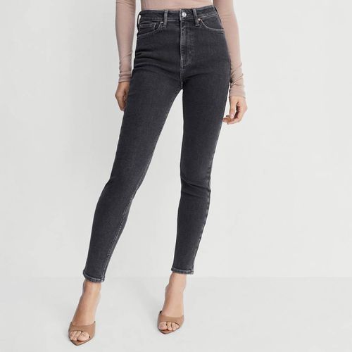Open Grey High-Rise Skinny Jeans - Mango - Modalova