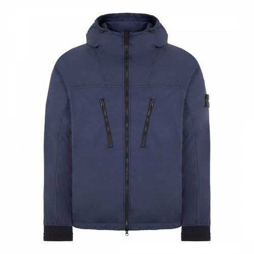 Navy Nylon Packable Jacket - Stone Island - Modalova