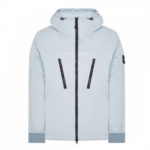 Sky Blue Hooded Jacket - Stone Island - Modalova