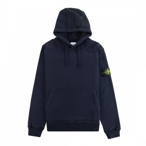 Navy Cotton Hoodie - Stone Island - Modalova