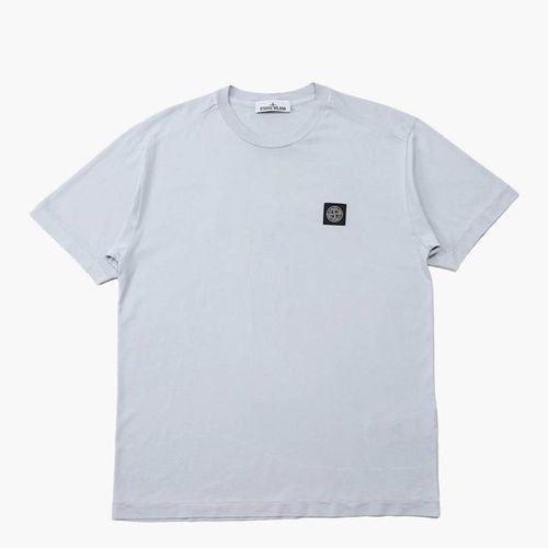 Grey Garment Dyed Cotton T-Shirt - Stone Island - Modalova
