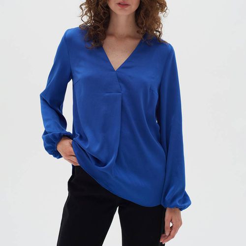 Blue V-Neck Blouse - Inwear - Modalova