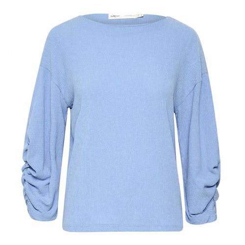 Light Blue Rouched Sweatshirt - Inwear - Modalova
