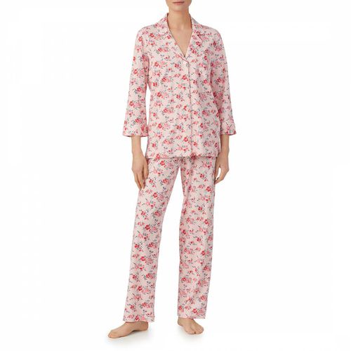 Pink Floral Long PJ Set - Lauren Ralph Lauren - Modalova
