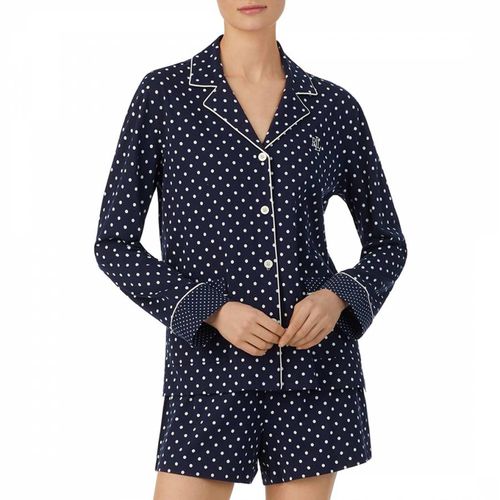Navy Dot Short Pyjama Set - Lauren Ralph Lauren - Modalova