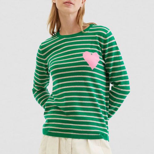 Heart Breton Wool Blend Sweater - Chinti and Parker - Modalova