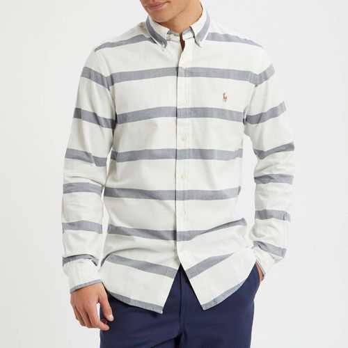 White/Grey Classic Oxford Cotton Shirt - Polo Ralph Lauren - Modalova