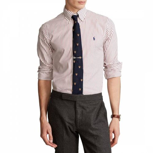 Brown/White Stripe Cotton Shirt - Polo Ralph Lauren - Modalova