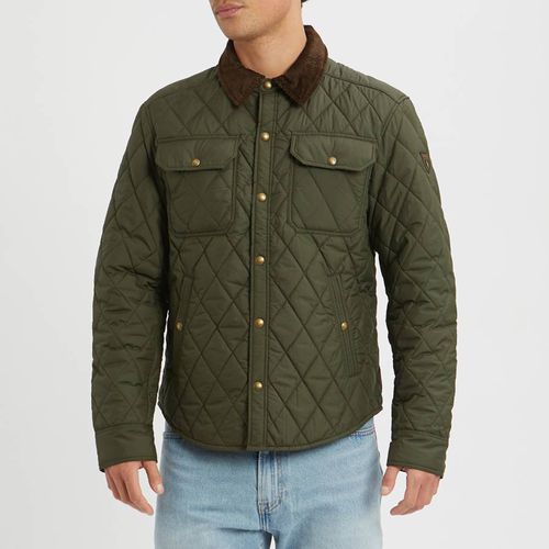 Khaki Quilted Brentford Jacket - Polo Ralph Lauren - Modalova