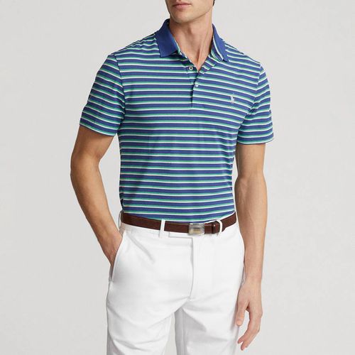 Stripe Pique Cotton Blend Polo Shirt - Polo Ralph Lauren - Modalova