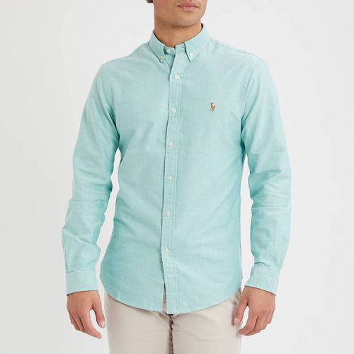 Mint Oxford Slim Fit Cotton Shirt - Polo Ralph Lauren - Modalova