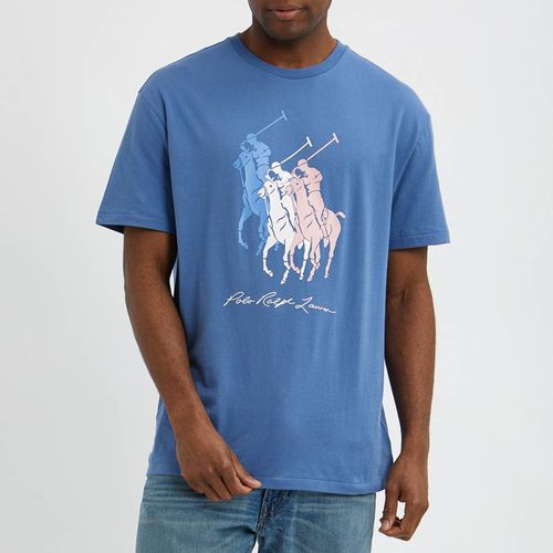 Large Printed Logo Cotton T-Shirt - Polo Ralph Lauren - Modalova