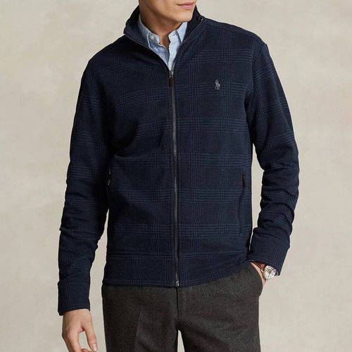 Check Cotton Blend Zip Sweatshirt - Polo Ralph Lauren - Modalova