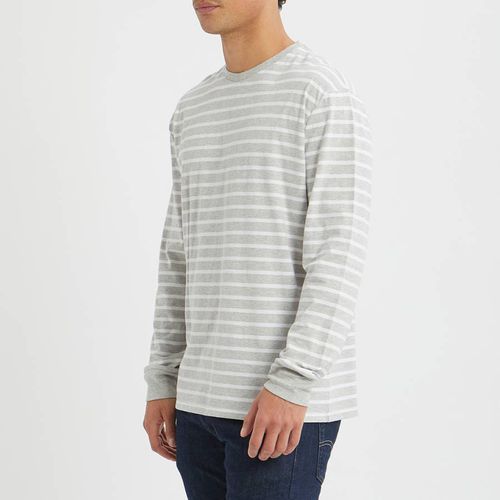 Stripe Brushed Jersey Cotton Top - Polo Ralph Lauren - Modalova