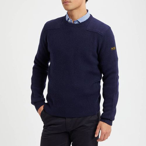 Navy Ribbed Wool Jumper - Polo Ralph Lauren - Modalova