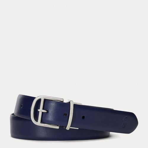 Navy/Green Reversible Leather Belt - Polo Ralph Lauren - Modalova