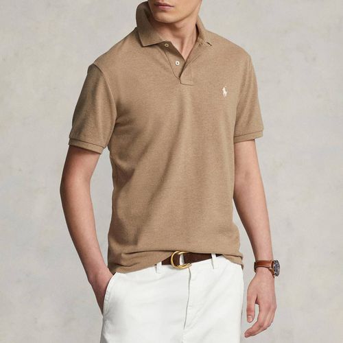 Sand Cotton Polo Shirt - Polo Ralph Lauren - Modalova