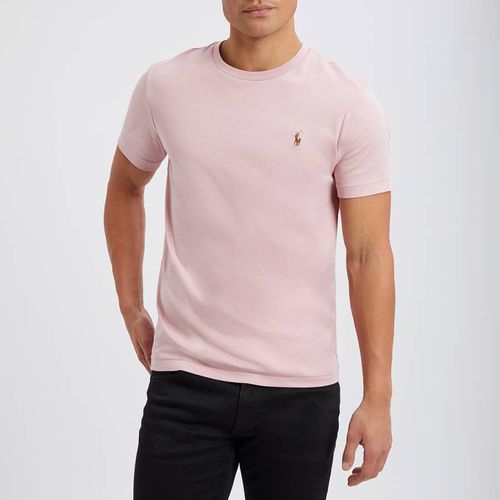 Pink Pima Cotton T-Shirt - Polo Ralph Lauren - Modalova