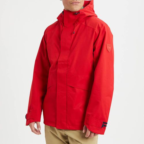 Red Water-Repellent Hooded Jacket - Polo Ralph Lauren - Modalova