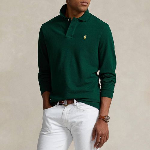 Dark Long Sleeve Cotton Polo Shirt - Polo Ralph Lauren - Modalova