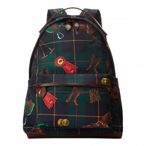 Printed Leather Blend Backpack - Polo Ralph Lauren - Modalova