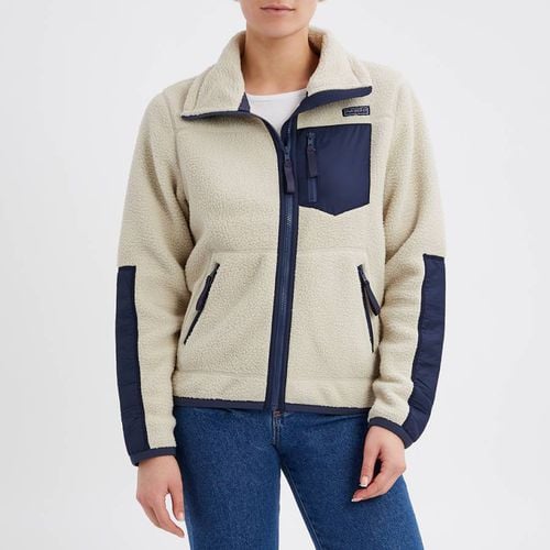 Cream Borg Fleece Zip Jacket - Polo Ralph Lauren - Modalova