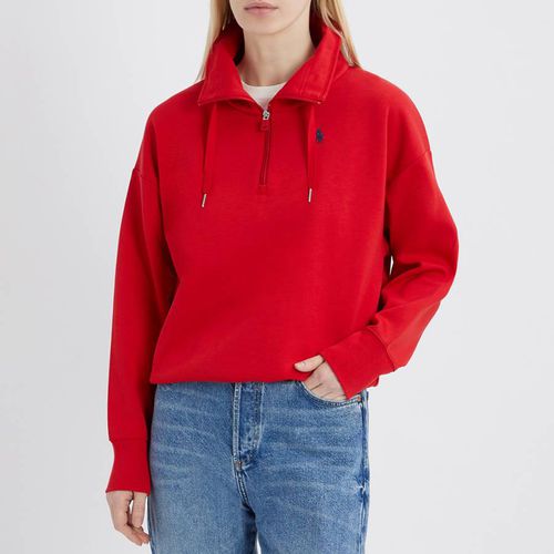 Half Zip Cotton Blend Sweatshirt - Polo Ralph Lauren - Modalova