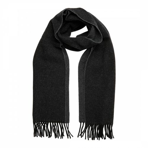 Black Double Faced Wool Scarf - Polo Ralph Lauren - Modalova