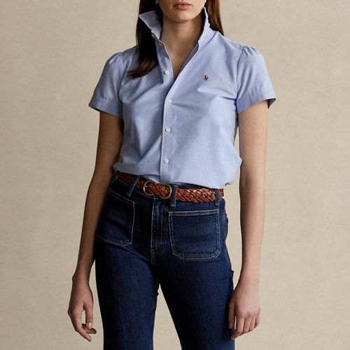 Short Sleeve Oxford Cotton Shirt - Polo Ralph Lauren - Modalova