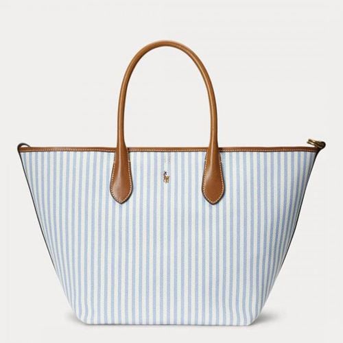 Blue Reversible Cotton Canvas Bag - Polo Ralph Lauren - Modalova