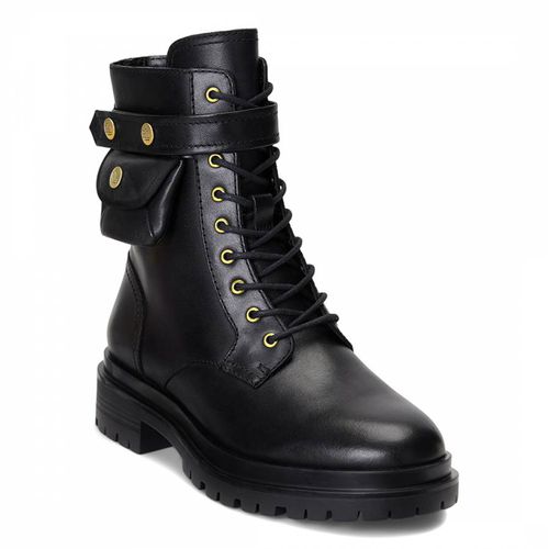 Cammie Burnished Leather Boots - Lauren Ralph Lauren - Modalova