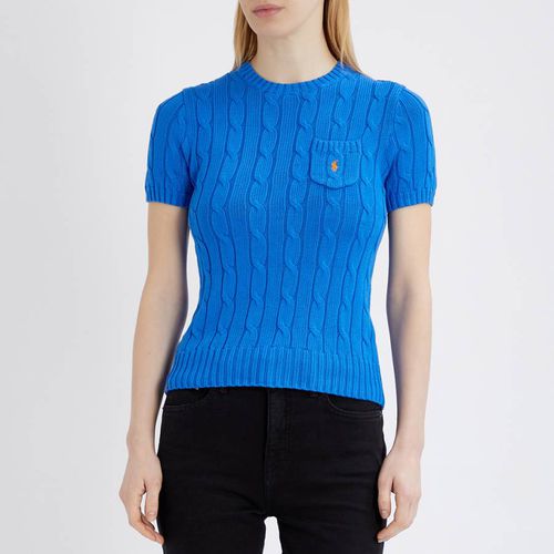 Cable Knit Cotton Short Sleeve Jumper - Polo Ralph Lauren - Modalova